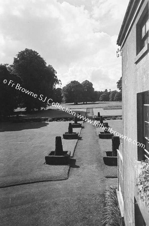 CORBALTON HALL  TERRACE FROM WINDOW OF WEST FRONT